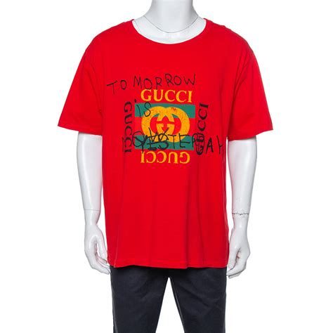 gucci tshirt tomorrow is yesterday|Gucci t shirt sale.